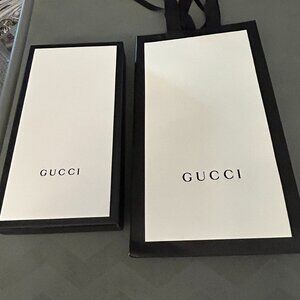 Gucci Box and Gift Bag